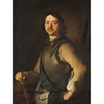 Artery8 Peter The Great Tsar Of Russia Portrait Painting Large Wall Art Poster Print Thick Paper 18X24 Inch