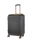 Rock Aria 8-Wheel 66cm Hard Shell Expandable Medium Suitcase, 61L