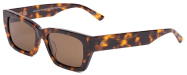 SITO SHADES OUTER LIMITS Polarized Square Sunglass in Honey Tortoise/Brown 54 mm