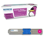 Refresh Cartridges Magenta 44973534 Toner Compatible With OKI Printers