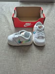 Baby/toddler Nike Dunk Low SE White/multi Colou Terra Blush Uk 3.5 New Free P&P 