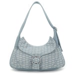 Thea Buckle Shoulder Bag - Light Icon Denim