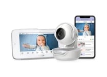 Hubble Nursery Pal Premium Smart Baby Monitor, 5" Touch screen - NEW