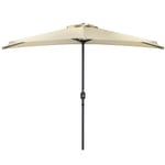 2.7m Balcony Garden Half Parasol