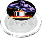 Cyberpunk Esthétique Gorilla Rétro Vintage Graphique #15 PopSockets PopGrip pour MagSafe