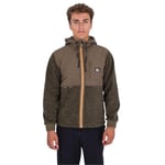 Hurley Huron Burrito Fermeture Éclair intégrale Pull, Vert Olive, L Homme