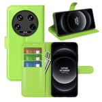 Xiaomi 14 Ultra      Pu Wallet Case    [Green]