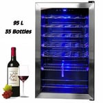 95L SMAD Wine&Drinks Fridge Cooler with LED Display European standard plug