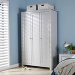 Nyon 3 Door Wardrobe Bedroom Storage Unit