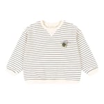 Konges Sløjd Amio Sweatshirt Antique White Ombre Blue | Vit | 18 months