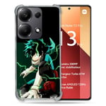 Cokitec Coque Renforcée pour Xiaomi Redmi Note 13 Pro 4G Manga My Hero Academia Deku