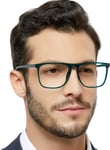 OCCI CHIARI Large Reading Glasses for Men, Mens Fashion Reader Square Frame 0