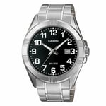 Mens Wristwatch CASIO MTP-1308D-1BVDF Stainless Steel Black Classic