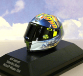 MINICHAMPS 1/8 AGV HELMET VALENTINO ROSSI #46 7TH MISANO MOTOGP 2018 399180096