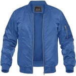 Magcomsen-Blouson Bombardier Observateur Pour Homme",Veste De Baseball Coupe-Vent,Fermeture Éclair Complète,"Été Et Automne