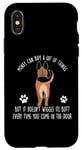 iPhone X/XS Money Can Buy A Lot Of Things Funny German Shepherd Dog Case