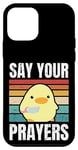 iPhone 12 mini Say Your Prayers - Funny Duck With Knife Meme Case