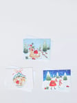 John Lewis Busy Santa Bumper Charity Christmas Cards, Box of 24