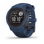 Garmin Instinct Solar smartwatch, Blå GPS smartwatch, 010-02293-01