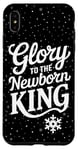 iPhone XS Max Glory To The Newborn King Nativity Scene Jesus Christian Case