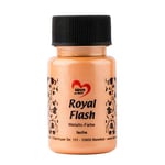 ideen mit herz Royal Flash | peinture métallique acrylique | brillance métallique, avec de fines particules de paillettes | séchage rapide | à base d'eau | 50 ml (saumon)