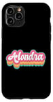 Coque pour iPhone 11 Pro Alondra Prénom Fille Vintage Années 70 80 Personnalisé