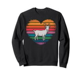 Retro Vintage Goat Animal Lover Farm Nature Gifts for Women Sweatshirt