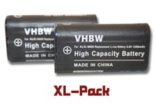 vhbw 2x Batteries compatible avec Medion MD41066 appareil photo reflex (1200mAh, 3,6V, Li-ion)