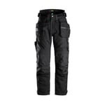 Snickers Workwear FlexiWork, GORE-TEX 37.5®-fodrad byxa+ hölsterfickor - Svart / XS