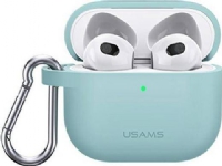 Usams USAMS Protective case for AirPods 3 silicon green/green BH741AP04 (US-BH741)