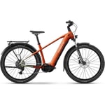 Elcykel hybrid Haibike Trekking 4 High Orange/Silver Glossy XXL 2025