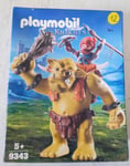 BOITE SET PLAYMOBIL PLAYMO KNIGHTS 9343 L'OGRE TROLL GEANT DES CAVERNES