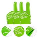 3 Pcs Foam Finger Cots Cheerleading Hand Sports Pom Poms 1 Accessories Thing