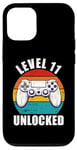 iPhone 12/12 Pro Level 11 Unlocked Funny Video Gamer 11 Birthday 11 Year Old Case