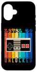 iPhone 16 Level 50 Unlocked: Vintage Video Game Controller 50 Birthday Case