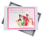 White Cotton Cards, Celebrations NH1T Mini Album Photo Motif Chaussures Fluo 12,5 x 17,5 x 2,5 cm