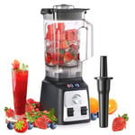 Enfmay Blender Smoothie Maker, 2000W Powerful Blender for Kitchen with 2L BPA-Free Tritan Container, 8 Sharp Blades with 30000 RPM High-Speed Jug Blender, Professional Blender Mixer for Ice/Nut