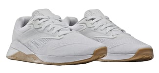 Reebok Nano X4 UK 7.5 Women's White/ Rubber Gum Trainers 100074779- New