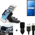 For Samsung Galaxy S10+ + CHARGER Mount holder for Car radio cd bracket