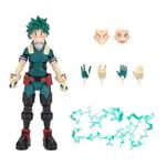 Total Anime Izuku Midoriya de Figurine de 16,5 cm avec Visages interchangeables, Mains permutables et Effets d’énergie