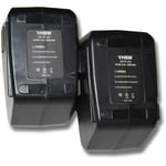 2x Batterie Ni-MH 3300mAh (9.6V) vhbw pour outils Hilti SF100, SF100A, SFB105 comme Hilti BP10265605, 315078, 334584, SPB105.