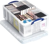 Really Useful Plastic Storage Box 50 Litre Clear