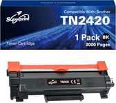 Tn2420 Tn-2420 Tn2410 Tn-2410 Toner Compatible Avec Brother Mfc-L2710Dn Mfc-L2730Dw Mfc-L2750Dw Hl-L2310D Hl-L2350Dn Hl-L2370Dn Hl-L2375Dw Dcp-L2510D Dcp-L25300Dw (1 Noir)[Q840]