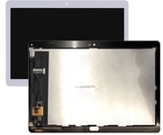 Blanc: écran LCD dalle screen assemblé assembly HUAWEI M3 lite BAH-W09 BAH-L09 B