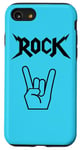 Coque pour iPhone SE (2020) / 7 / 8 Cornes à main Cool Band Rock and Roll Heavy Metal Music Concert