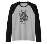 Krampus Craves Misery Christmas Raglan Baseball Tee