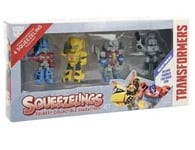 Transformers Squeezelings Pack Of 4 Deluxe Squeezy Action Figures 6cm