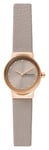 Skagen SKW3005 Women's Freja Lille Beige Leather Strap Watch