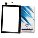 Vitre Ecran Tactile Pour Lenovo Tab 2 10-70 10,1" Tablette Noir -Visiodirect-