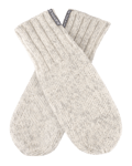 Nansen Wool Mitten Grey Melange (L)